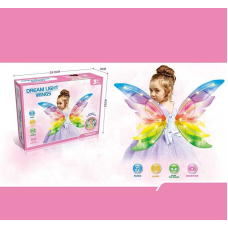 Крила 813-94 (48) перламутр, мелодія, підсвічування, рух крилами, в коробці