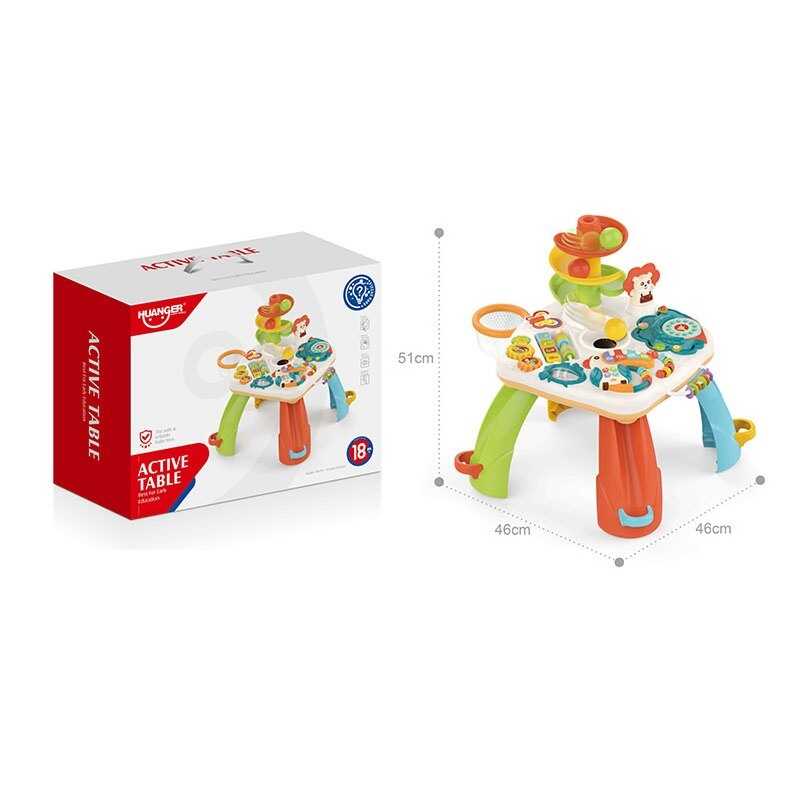 Ігровий музичний столик НЕ 0518 (6) піаніно, підсвічування, мелодії, в коробці Ігровий музичний столик НЕ 0518 (6) піаніно, підсвічування, мелодії, в коробці