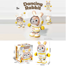 Кролик музичний 3060-1 (60) 2 режими роботи, танцює, обертається, підсвічування, пісня англ. мовою, в коробці