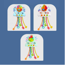 Брязкальце 4208 (288) 3 види, прорізувачі, намистини, попіт, пальчикова гра, в пакеті, ВИДАЄТЬСЯ ТІЛЬКИ МІКС ВИДІВ
