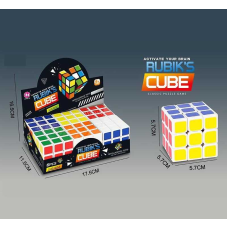 Кубик Рубіка HJ 008-3 R (48) ЦІНА ЗА 6 ШТУК В БЛОЦІ, 5.7 х5.7х 5.7 см, в коробці