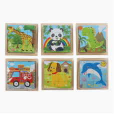 Кубики C 73211 (120) 16 кубиків, дерев“яні, ВИДАЄТЬСЯ ТІЛЬКИ МІКС ВИДІВ