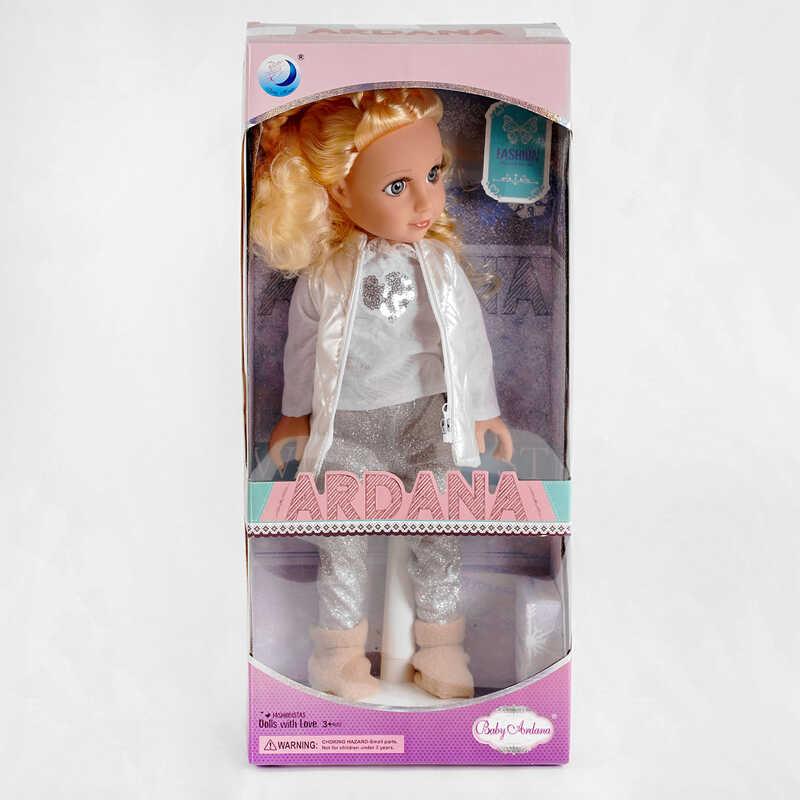 Лялька A 663 D (24/2) “Модниця“, аксесуари, 45 см, в коробці Лялька A 663 D (24/2) “Модниця“, аксесуари, 45 см, в коробці