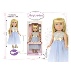 Лялька A 666 A (24/2) “Модниця“, аксесуари, 45 см, в коробці