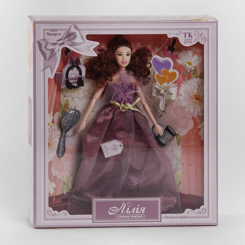Лялька Лілія ТК - 87933 (36/2) “TK Group“, “Принцеса музики“, 3 види, аксесуари, в коробці