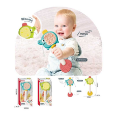 Брязкальце 6228 (120) 2 види, “Слоник“, колотушка, прорізувач, в коробці