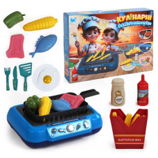 Кулінарні експерименти 41446 (18) “WToys“, підсвічування, звукові ефекти, 13 аксесуарів, продукти змінюють колір, кухонне начиння, в коробці