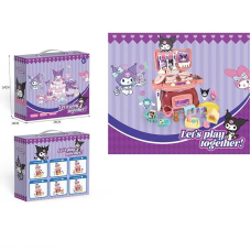 Кухня 228-10 F (48/2) духова піч, 23 х 10х  20 см, посуд, плита, каструля, сковорідка, ніж, лопатка, декоративна їжа, герої, в коробці