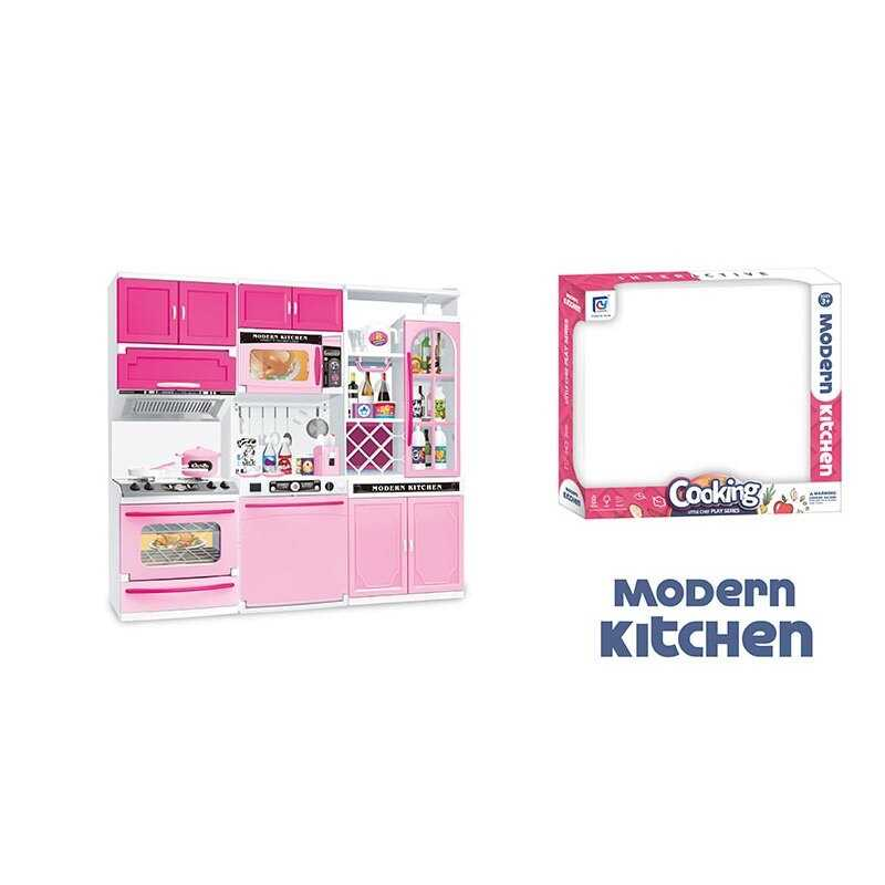 Кухня 818-158 А (24/2) висота: 32 см, звуки, підсвічування, посуд, дверцята відкриваються, в коробці