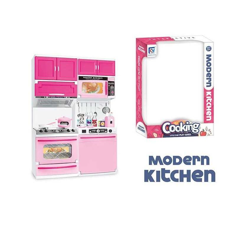 Кухня 818-17 А (36/2) висота: 32 см, звуки, підсвічування, посуд, дверцята відкриваються, в коробці