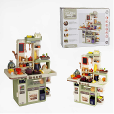 Кухня TK-10235 (4) “TK Group“, висота 69см, 88 елементів, світло, звук, яйцеварка, парогенератор, помпова подача води, муляжі їжі, в коробці