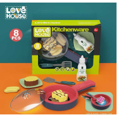 Кухня XG 2-5 (36/2) пательня на батарейкх, продукти змінюють колір, звук, підсвічування, в коробці