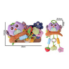 Брязкальце 688 M42 (96) текстильне, мелодія вітру, пискавка, підвіски, кільця, кріплення для підвішування, в пакеті