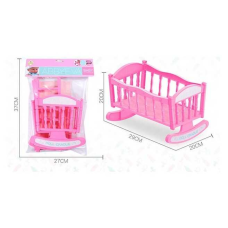 Ліжечко YL 668 C-3 (72/2) розмір - 29х20х20 см,  ефект колисання, в пакеті
