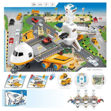 Літак E 7002 Штрих-00025 (8) ЖОВТИЙ, парковка, звук, підсвічування, 2 машинки, аксесуари, в коробці