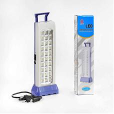 Ліхтар світлодіодний C 56785 (48) акумуляторний 1200mAh, 2 реж. роботи, кабель зарядки 220V, кріплення, підставка, в коробці