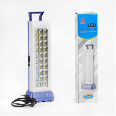 Ліхтар світлодіодний C 57051 (48) акумуляторний 1200mAh, 2 реж. роботи, кабель зарядки 220V, кріплення, підставка, в коробці