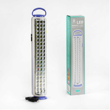 Ліхтар світлодіодний C 57066 (30) акумуляторний 2х1200mAh, 2 реж. роботи, кабель зарядки 220V, кріплення, підставка, в коробці