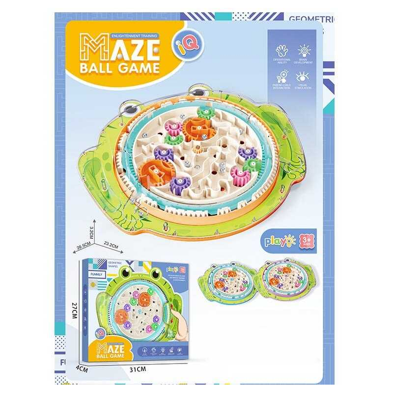 Лабіринт JZ 68-3 (48/2) “Жабеня”, 8 кульок, рухливі платформи, в коробці