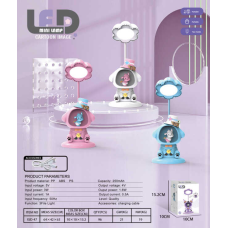 Лампа настільна світлодіодна C 71602 (96) 3 кольори, герой, вбудований акумулятор, нічник, стругачка, Type-C, в коробці, ВИДАЄТЬСЯ ТІЛЬКИ МІКС ВИДІВ