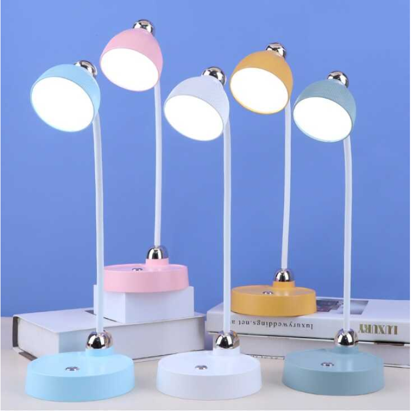 Лампа настільна світлодіодна C 71608 (60) 5 кольорів, 2 режими, вбудований акумулятор, в коробці, ВИДАЄТЬСЯ ТІЛЬКИ МІКС ВИДІВ