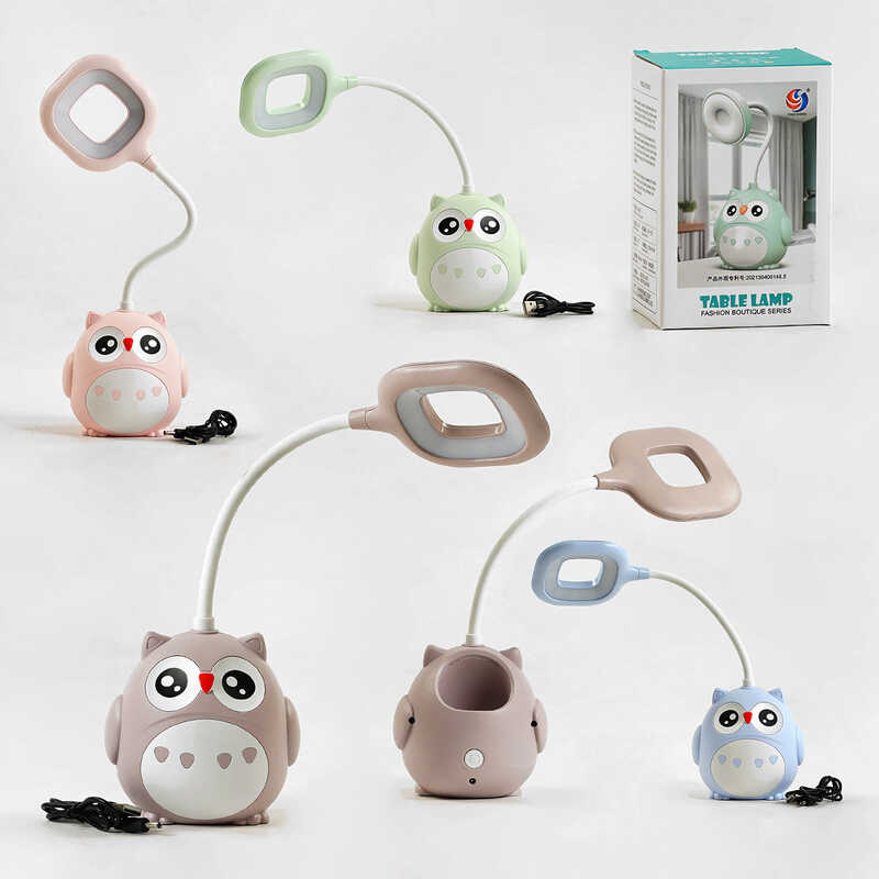 Лампа світлодіодна C 57877 (96) “Совушка“, 4 кольори, світло, вбудований акумулятор, заряджається від мережі/павербанка, в коробці Лампа світлодіодна C 57877 (96) “Совушка“, 4 кольори, світло, вбудований акумулятор, заряджається від мережі/павербанка, в коробці