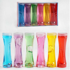 Лизун C 53106 (12) ЦІНА ЗА 6 ШТУК У БЛОЦІ, блискітки, пайєтки у формі мушлі