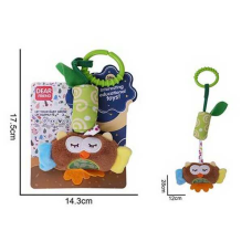 Брязкальце 688 M90 (120) “Сова“, текстильне, мелодія вітру, кріплення для підвішування, в пакеті