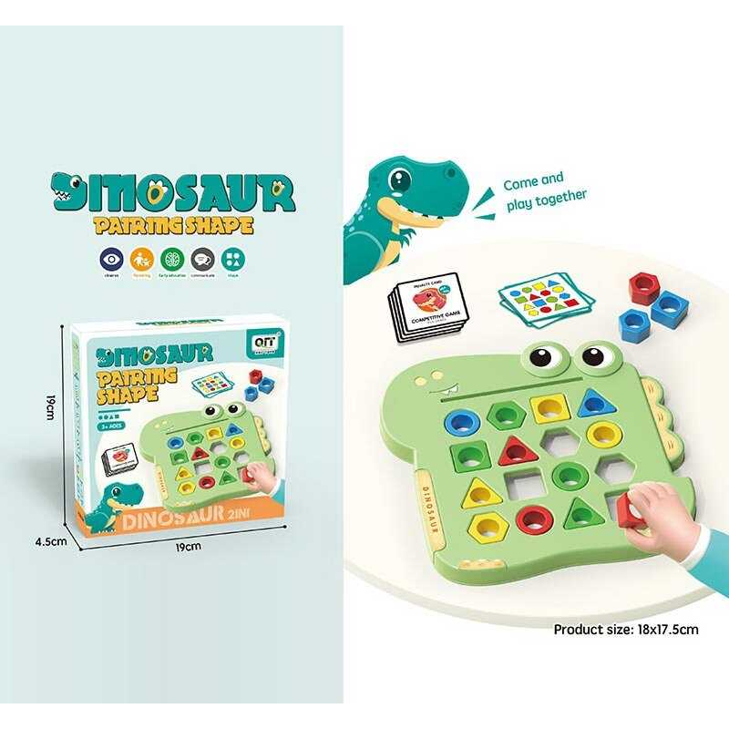 Логічна гра 1135 (144/2) платформа, геометричні фігурки, картки із завданнями та покараннями, в коробці