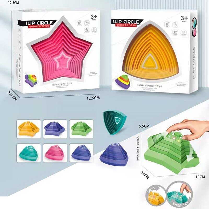 Логічна гра 6625 (240/2) 2 види по 3 кольори, світло, в коробці Логічна гра 6625 (240/2) 2 види по 3 кольори, світло, в коробці