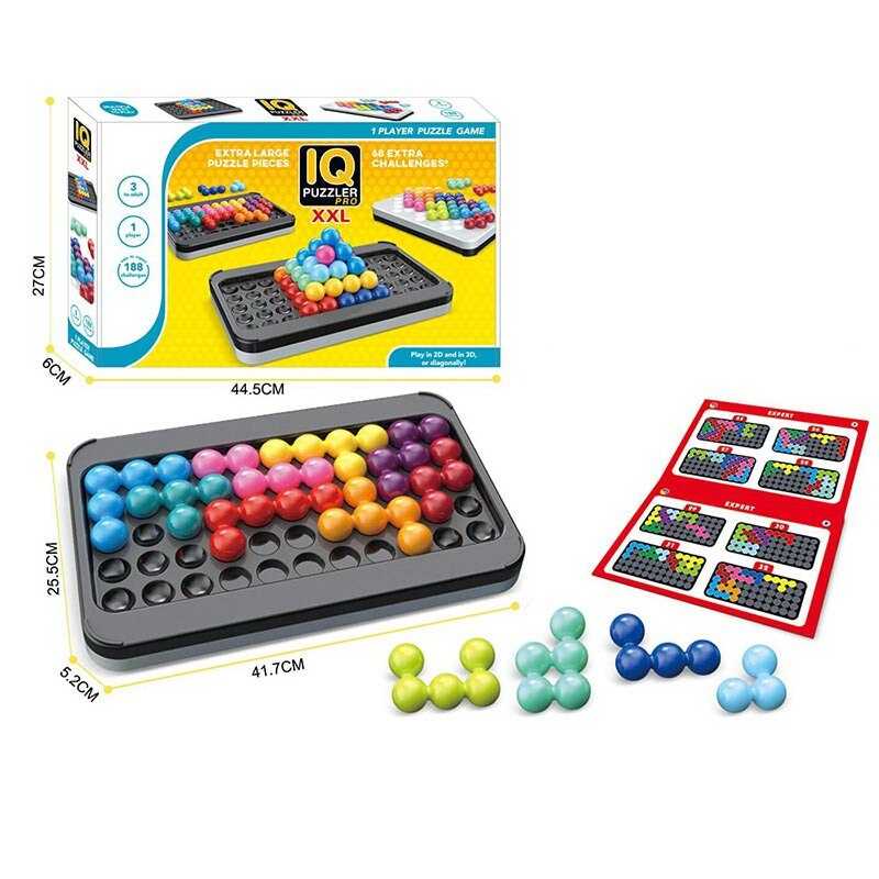 Логічна гра 666 (24/2) 25.5х5.2х41.7 см, 3 способи гри, 188 рівнів, книжечка із завданнями, в коробці