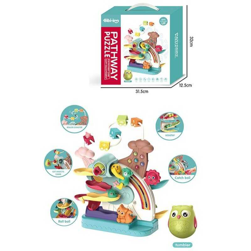 Логічна гра 688-34 (18/2) “Парк розваг“, магнітна гра, гра з кулькою, пальчиковий лабіринт, трек, в коробці