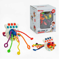 Брязкальце 688-72 (60) 4 в 1, поп-іт, пальчикова гра, в коробці