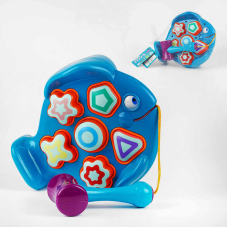 Логічна гра 8329-2 A (36) стукалка, рибка, в сітці