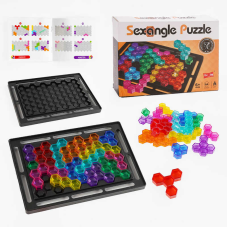 Логічна гра 929-34 (48) двостороннє поле, 16 кольорових елементів, інструкція із завданнями, в коробці