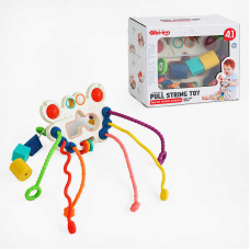 Брязкальце 688-73 (60) сортер, пальчикова гра, поп-іт, прорізувачі, в коробці