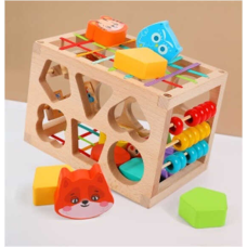 Логічна гра C 61498 (36) дерев’яна, сортер, рахівниця, в коробці