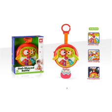 Брязкальце 836 (72) ноти, мелодії, пісні англ. мовою, підсвічування, тріскачка, шелесткі елементи, шестерні, кільце для підвішування, в коробці