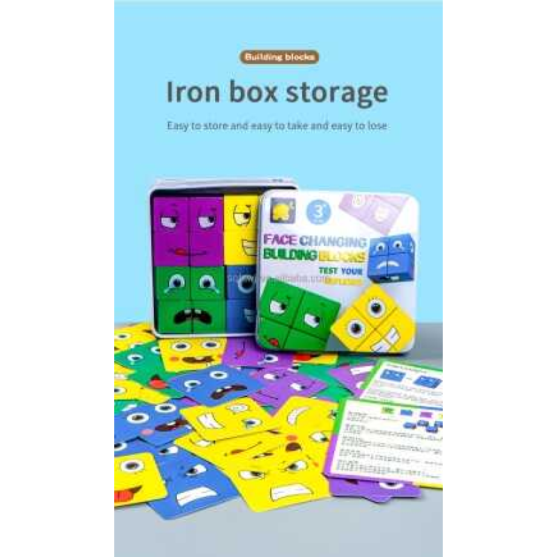 Логічна гра C 64978 (60) кубики, картки, правила, в коробці