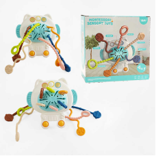 Брязкальце 888-5 (48) кошеня, пальчикова гра, прорізувач, кнопки, в коробці