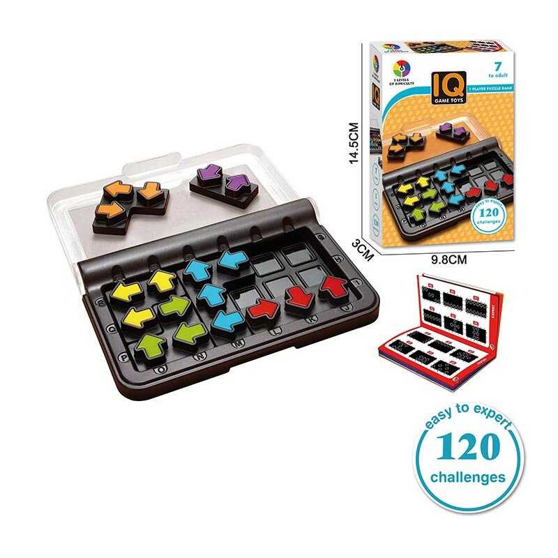 Логічна гра IQ 16 (144/2) інструкція, 120 рівнів, в коробці