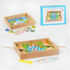 Логічна гра С 57642 (24) 2в1, магнітна риболовля, сортер, в коробці