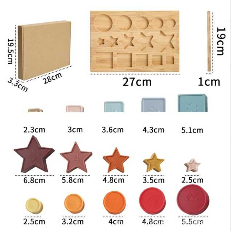 Логічна дошка C 64041 (51) сортер геометричний, за формою, гумові фігурки, в коробці