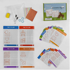 Логічна книжка С 47859 (36) 30 карток, 2 фломастери, в коробці