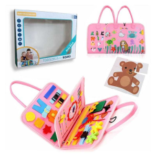 Логічна папка 432-9 A (40) фетр, часові позначення, пазли, рухомі шестерні, застібки, ремінці, липучки, пряжки, в коробці