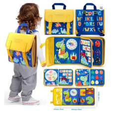 Логічна папка C 73093 (40) фетрова, елементи на липучках, цифри, кольори, форми, годинник, в пакеті