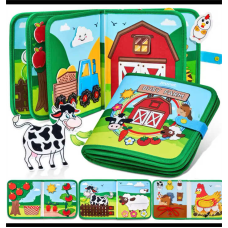 Логічна папка С 71085 (50) “Ферма”, фетрова, елементи на липучках, застібках, кнопках, в пакеті