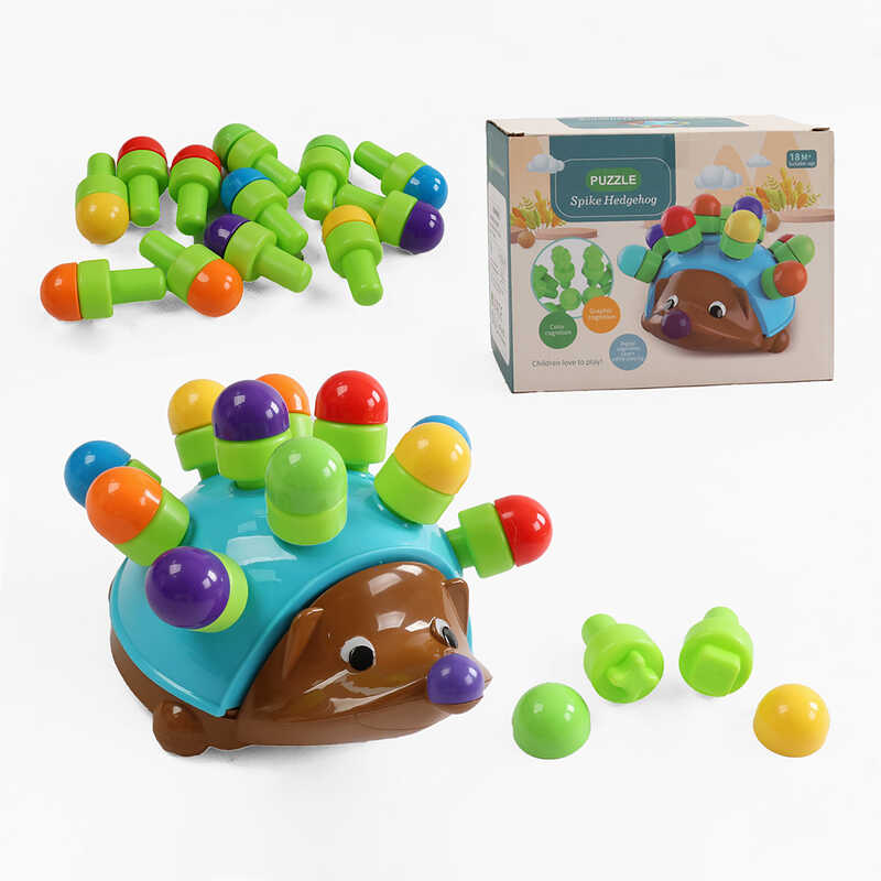 Логічний їжак 2152 (72) 12 голочок, цифри, в коробці