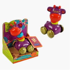 Брязкальце 9941 (96) “Жираф”, гумові елементи, колеса, в коробці