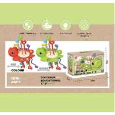 Брязкальце BWL 01 Y (W) (120) 2 кольори, прорізувачі, пальчикові ігри, попіт, в коробці